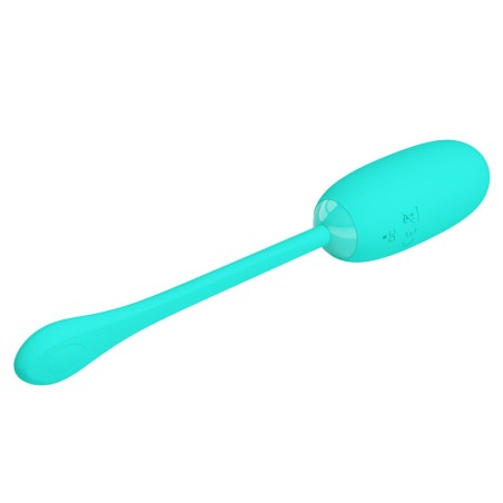 PRETTY LOVE - JULIUS HUEVO VIBRADOR IMPERMEBLE & RECARGABLE VERDE AGUA PRETTY LOVE SMART