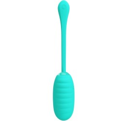 PRETTY LOVE - KIRK HUEVO VIBRADOR RECARGABLE VERDE AGUA PRETTY LOVE SMART