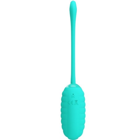 PRETTY LOVE - KIRK HUEVO VIBRADOR RECARGABLE VERDE AGUA PRETTY LOVE SMART