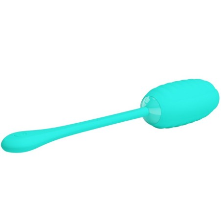 PRETTY LOVE - KIRK HUEVO VIBRADOR RECARGABLE VERDE AGUA PRETTY LOVE SMART