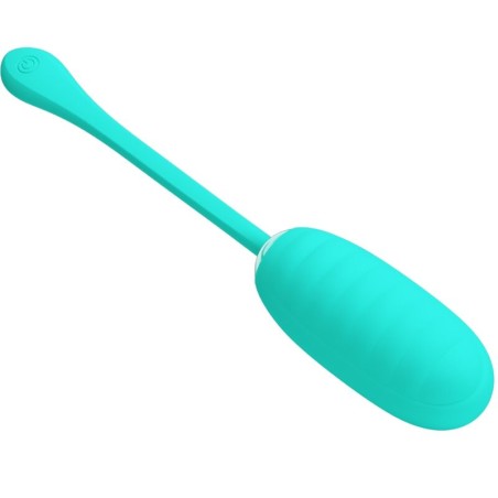 PRETTY LOVE - KIRK HUEVO VIBRADOR RECARGABLE VERDE AGUA PRETTY LOVE SMART