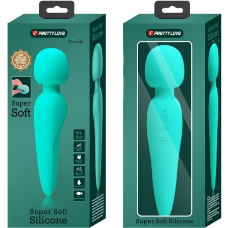 PRETTY LOVE - MEREDITH MASAJEADOR 12 MODOS VIBRACIÓN VERDE AGUA PRETTY LOVE SMART