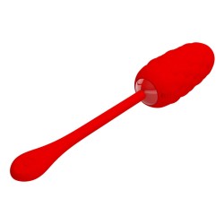 PRETTY LOVE - HUEVO VIBRADOR CON TEXTURA MARINA RECARGABLE ROJO PRETTY LOVE SMART 2