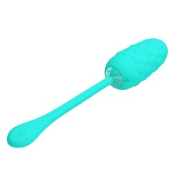 PRETTY LOVE - HUEVO VIBRADOR CON TEXTURA MARINA RECARGABLE VERDE AGUA PRETTY LOVE SMART 2