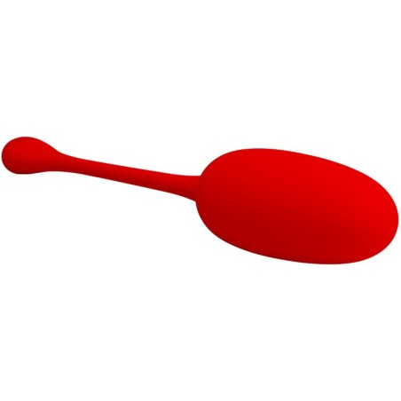 PRETTY LOVE - KNUCKER HUEVO VIBRADOR RECARGABLE ROJO PRETTY LOVE FLIRTATION