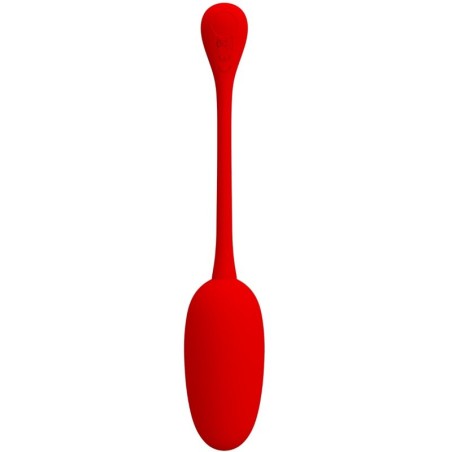 PRETTY LOVE - KNUCKER HUEVO VIBRADOR RECARGABLE ROJO PRETTY LOVE FLIRTATION