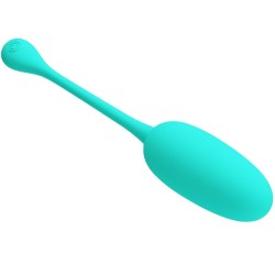 PRETTY LOVE - KNUCKER HUEVO VIBRADOR RECARGABLE VERDE AGUA PRETTY LOVE FLIRTATION