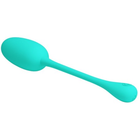 PRETTY LOVE - KNUCKER HUEVO VIBRADOR RECARGABLE VERDE AGUA PRETTY LOVE FLIRTATION