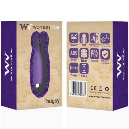 Bugsy Estimulador Rabbit Silicona - Vibrador | Womanvibe
