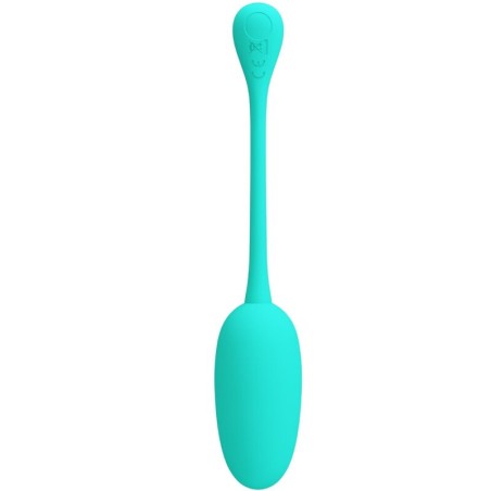 PRETTY LOVE - KNUCKER HUEVO VIBRADOR RECARGABLE VERDE AGUA PRETTY LOVE FLIRTATION