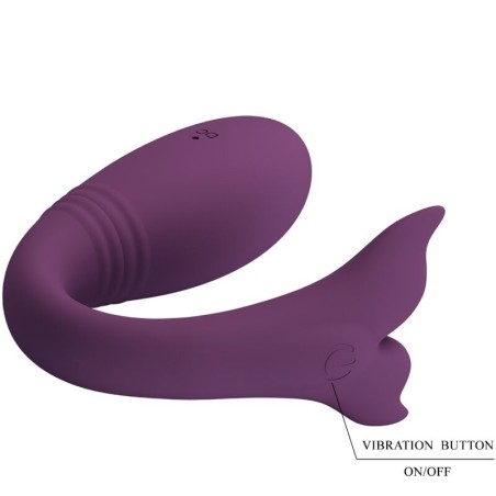 PRETTY LOVE - JAYLEEN VIBRADOR APP CONTROL REMOTO LILA PRETTY LOVE LED