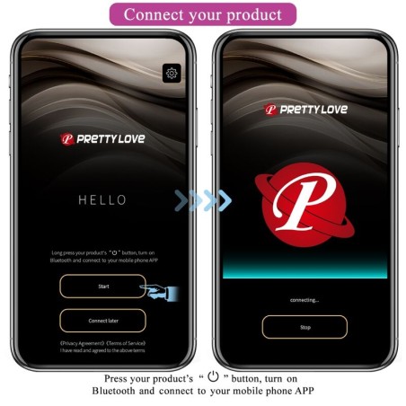 PRETTY LOVE - JAYLEEN VIBRADOR APP CONTROL REMOTO LILA PRETTY LOVE LED
