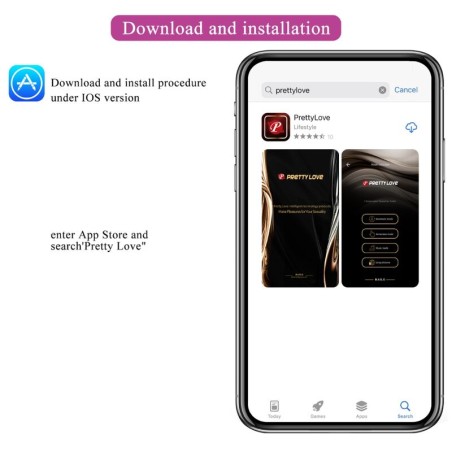 PRETTY LOVE - CATALINA VIBRADOR APP CONTROL REMOTO LILA PRETTY LOVE LED