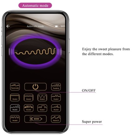 PRETTY LOVE - DOREEN HUEVO VIBRADOR RECARGABLE LILA PRETTY LOVE SMART