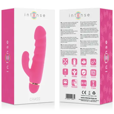 Crass 20 Speeds Silicone Rosa - 20 Velocidades | Intense