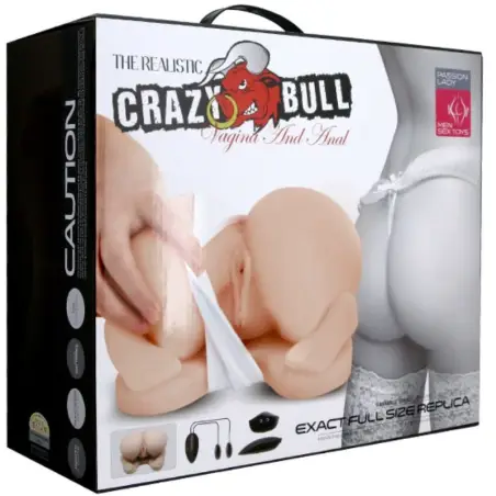 Trasero Realístico Posición Perrito Doble Canal | Crazy Bull