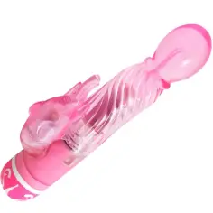 BAILE - VIBRADOR MULTIVELOCIDAD CON ESTIMULADOR ROSA 2