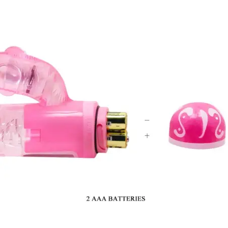 Vibrador Multivelocidad con Estimulador Rosa | Baile