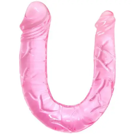 BAILE - DOUBLE DONG DILDO DOBLE ROSA