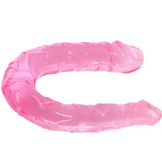 BAILE - DOUBLE DONG DILDO DOBLE ROSA 2