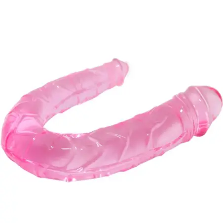 Double Dong Dildo Doble Rosa - Sumergible | Baile