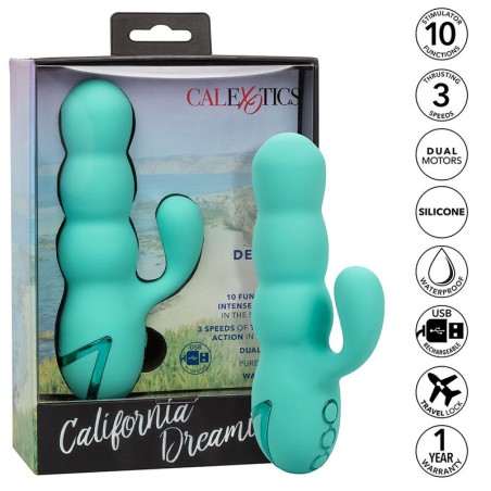 CALEXOTICS - DEL MAR DIVA VIBRADOR RABBIT VERDE AGUA BY CALIFORNIA DREAMING CALEXOTICS