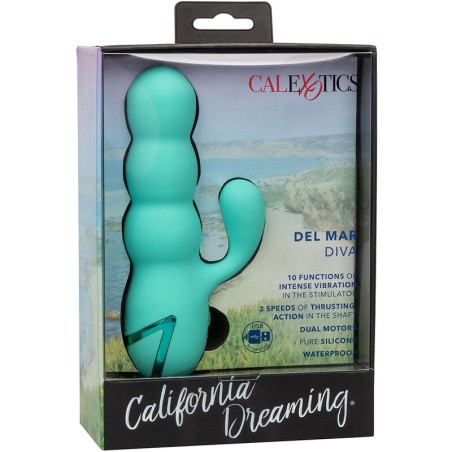 CALEXOTICS - DEL MAR DIVA VIBRADOR RABBIT VERDE AGUA BY CALIFORNIA DREAMING CALEXOTICS