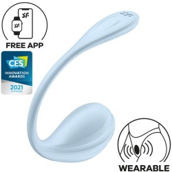 SATISFYER - SMOOTH PETAL ESTIMULADOR PUNTO G CELESTE APP GRATUITA SATISFYER PARTNER