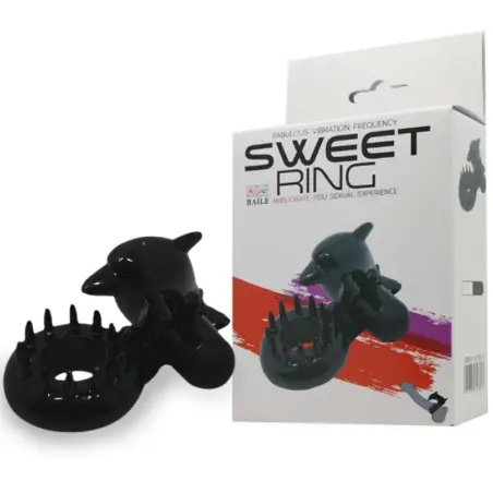 Sweet Ring Anillo con Estimulador Clítoris Delfín | Baile