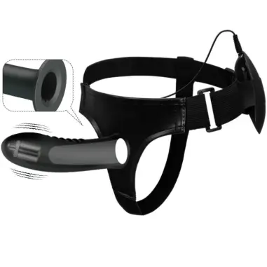 Myron Strap On con Vibración y Dildo Hueco | Pretty Love