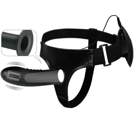 Myron Strap On con Vibración y Dildo Hueco | Pretty Love