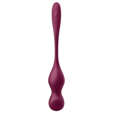 SATISFYER - LOVE BIRDS VARY BOLAS VIBRADORES APP GRATUITA ROJO VINO SATISFYER VIBRATOR