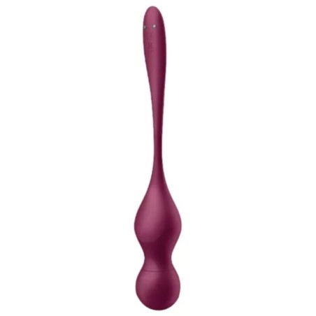 SATISFYER - LOVE BIRDS VARY BOLAS VIBRADORES APP GRATUITA ROJO VINO SATISFYER VIBRATOR