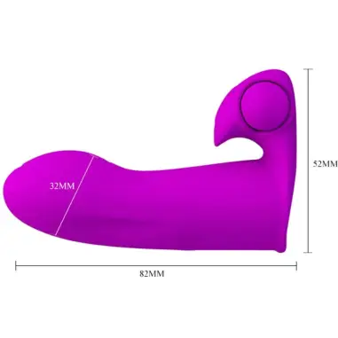 Maxwell Dedal con Vibración - Silicona Suave | Pretty Love