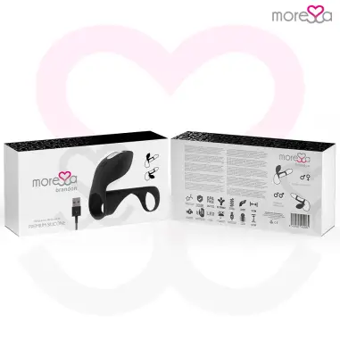 Brandon Potente Anillo Vibrador con Funda de Engrosamiento