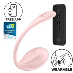 SATISFYER - RIBBED PETAL ESTIMULADOR PUNTO G CONTROL REMOTO ROSA APP GRATUITA SATISFYER PARTNER