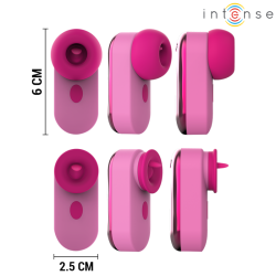 INTENSE - SABRINA TRAVEL SET ESTIMULADOR DE CLÍTORIS ROSA INTENSE FUN 2