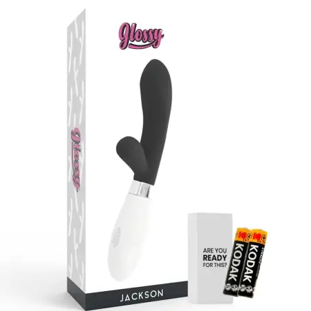 Jackson Rabbit Negro - Doble Estimulación | Glossy