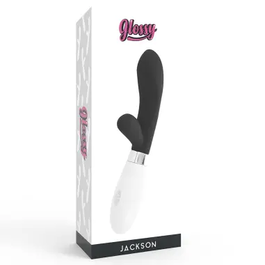Jackson Rabbit Negro - Doble Estimulación | Glossy