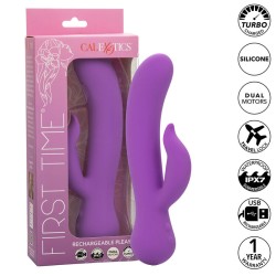 CALEXOTICS - FIRST TIME VIBRADOR COMPLACIENTE RECARGABLE MORADO CALEXOTICS 2