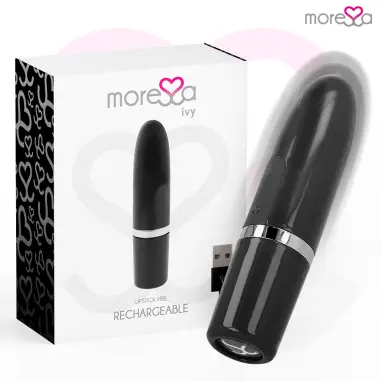MORESSA - IVY MASAJEADOR SIMULADOR LABIAL DE VIAJE NEGRO