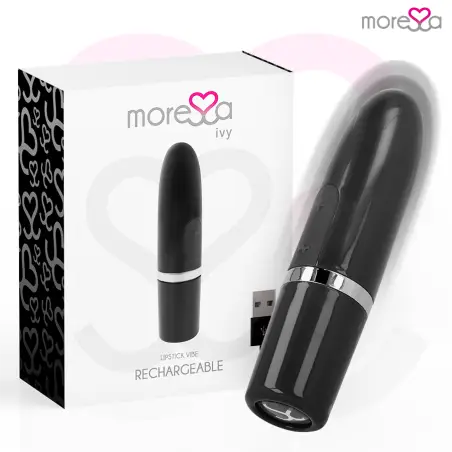 MORESSA - IVY MASAJEADOR SIMULADOR LABIAL DE VIAJE NEGRO