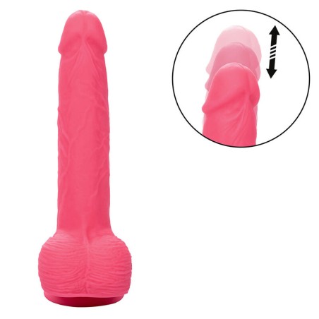 CALEXOTICS - STUDS VIBRADOR REALÍSTICO 10 VIBRACIONES Y ROSA CALEXOTICS