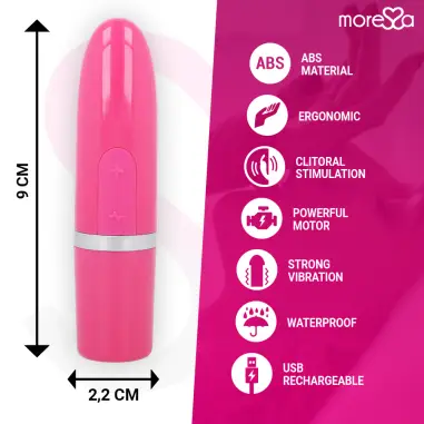 Ivy Masajeador Simulador Labial de Viaje Rosa | Moressa