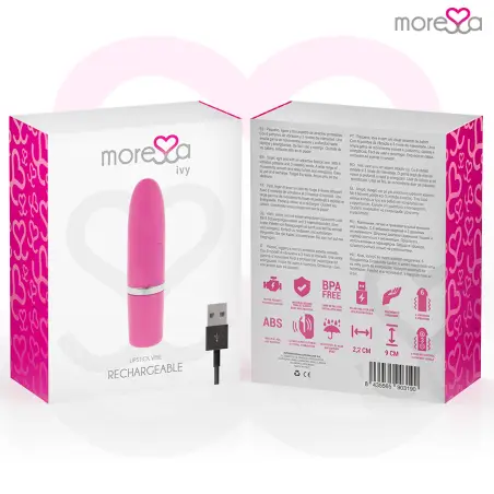 Ivy Masajeador Simulador Labial de Viaje Rosa | Moressa