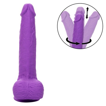 CALEXOTICS - STUDS VIBRADOR RECARGABLE Y GIRATORIO 10 VIBRACIONES VIOLETA CALEXOTICS