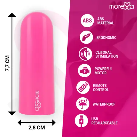 Nix Potente Vibrador Multi Juegos Control Remoto Rosa