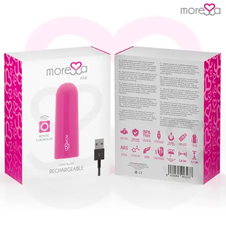 Nix Potente Vibrador Multi Juegos Control Remoto Rosa