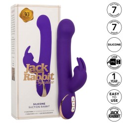 CALEXOTICS - JACK VIBRADOR RABBIT Y ESTIMULADOR 7 NIVELES DE VIBRACIÓN Y ONDAS ESTIMULADORAS AZUL CALEXOTICS 2