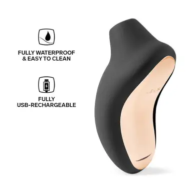 Estimulador Clitoris Sona 2 Cruise Negro - 12 Modos | LELO